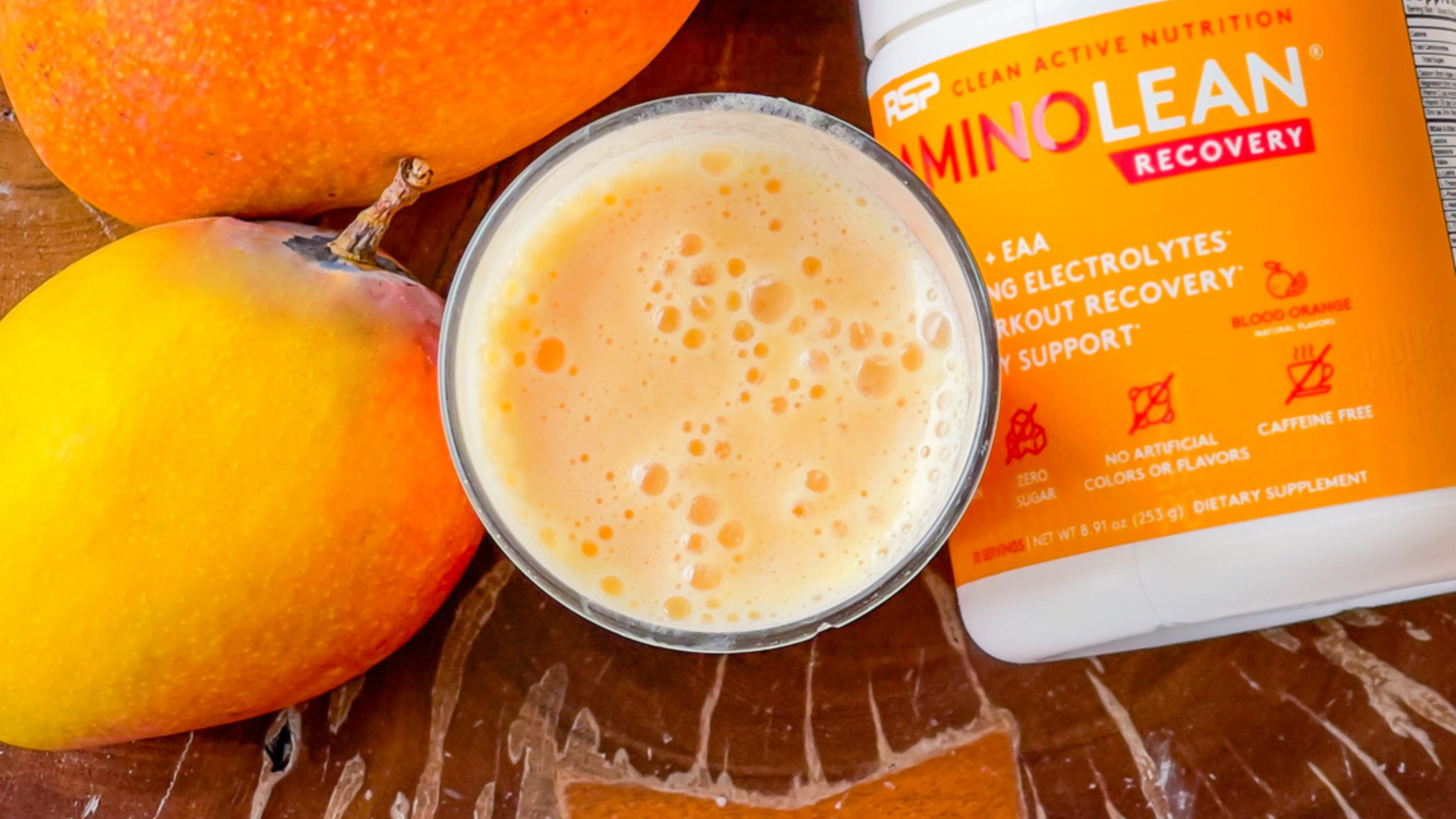 Amino lean recovery blood orange for post workout recovery