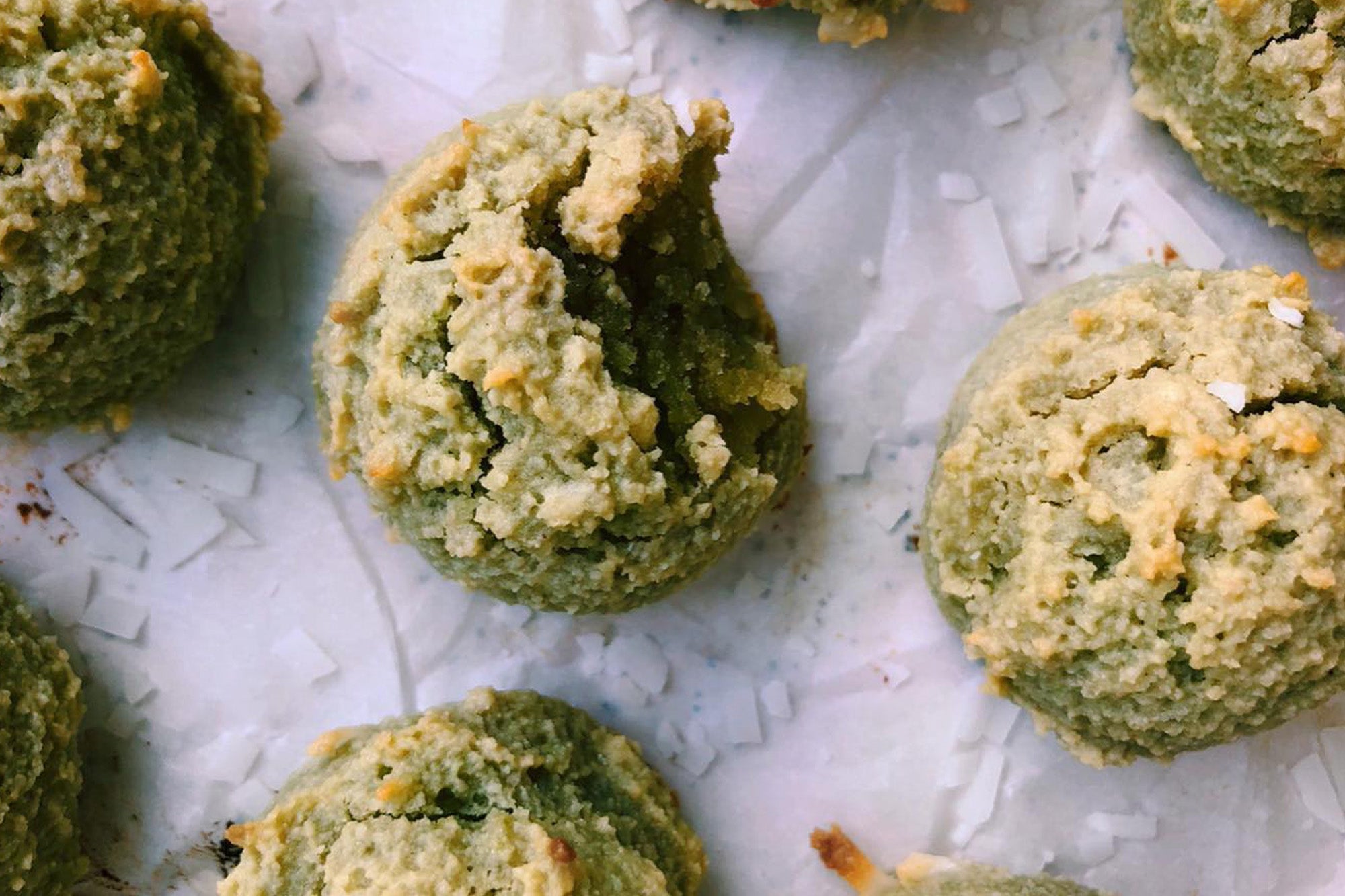 Matcha bomb cookie bites