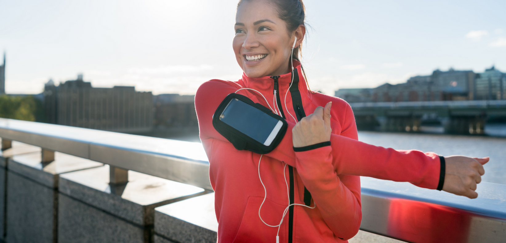 Woman working out to improve her mental health