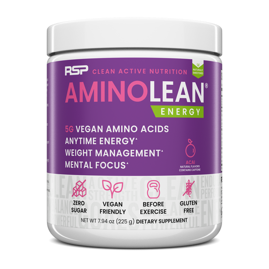 AminoLean Pre Workout Naturally Sweetened - Acai