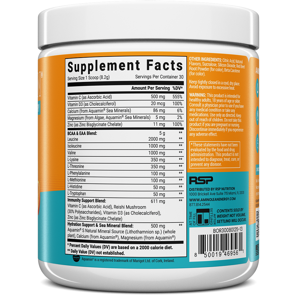 AminoLean Recovery - Orange Splash