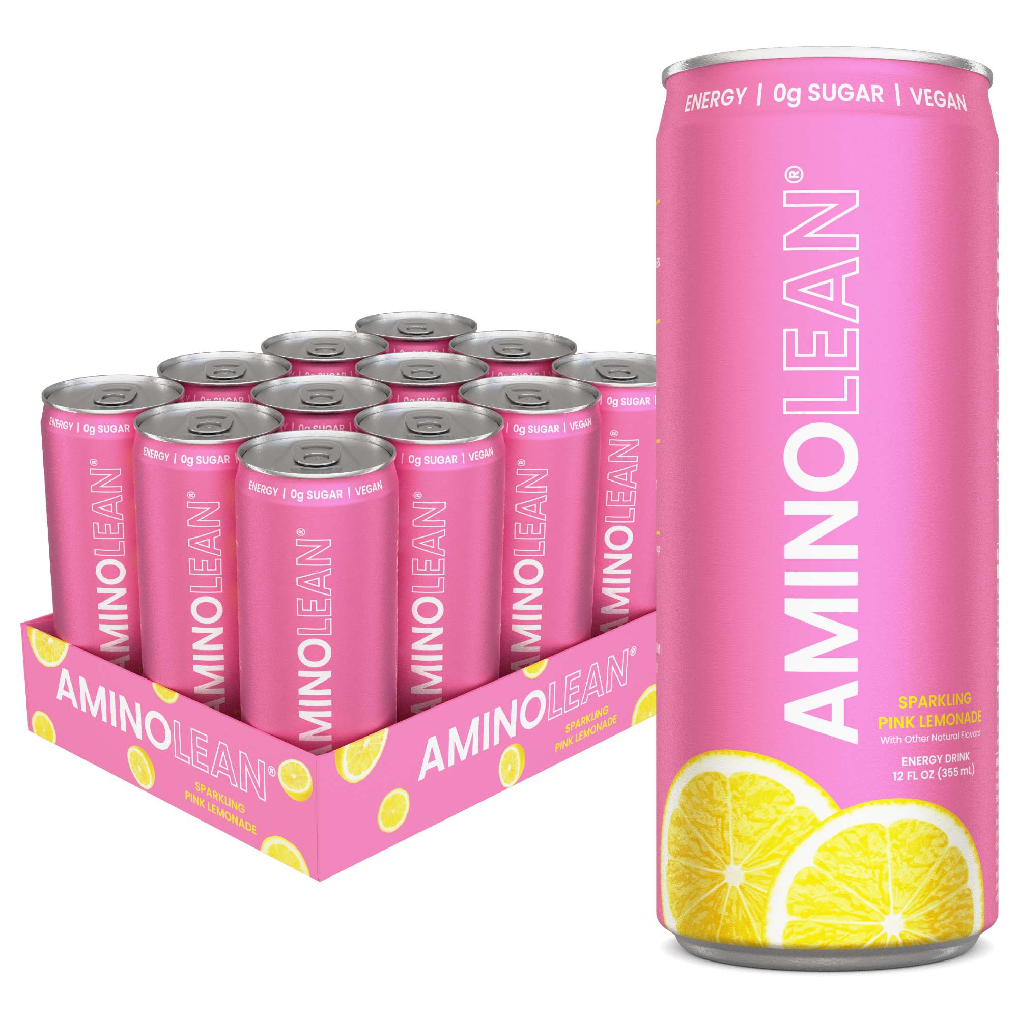 AminoLean Energy Drink - Pink Lemonade – TrueFit Nutrition