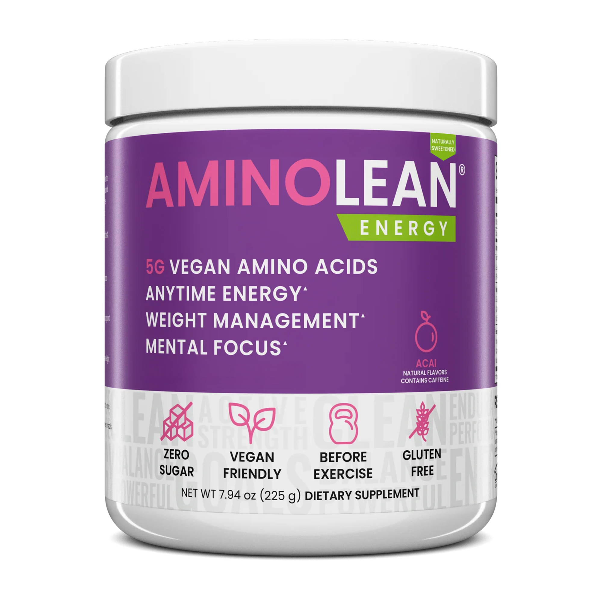 Best Vegan Pre Workout - AminoLean Acai – TrueFit - AminoLean