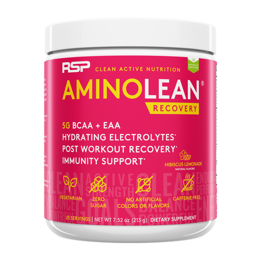 amino lean recovery hibiscus lemonade
