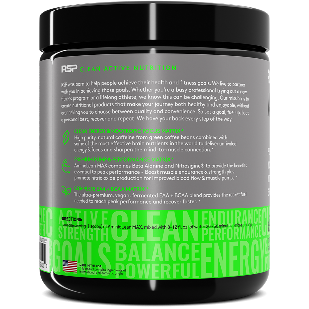 amino lean max pre workout maui pineapple