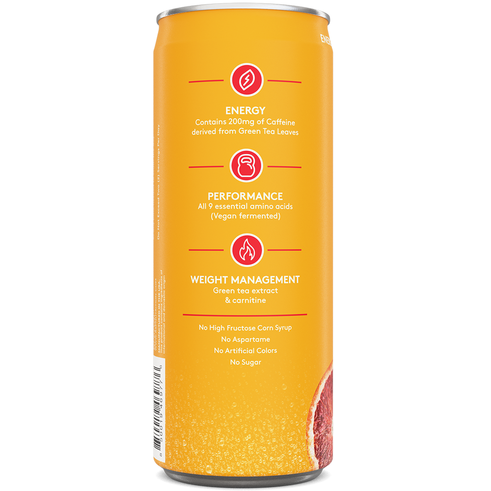 Amino Lean Energy Drink sparkling blood orange
