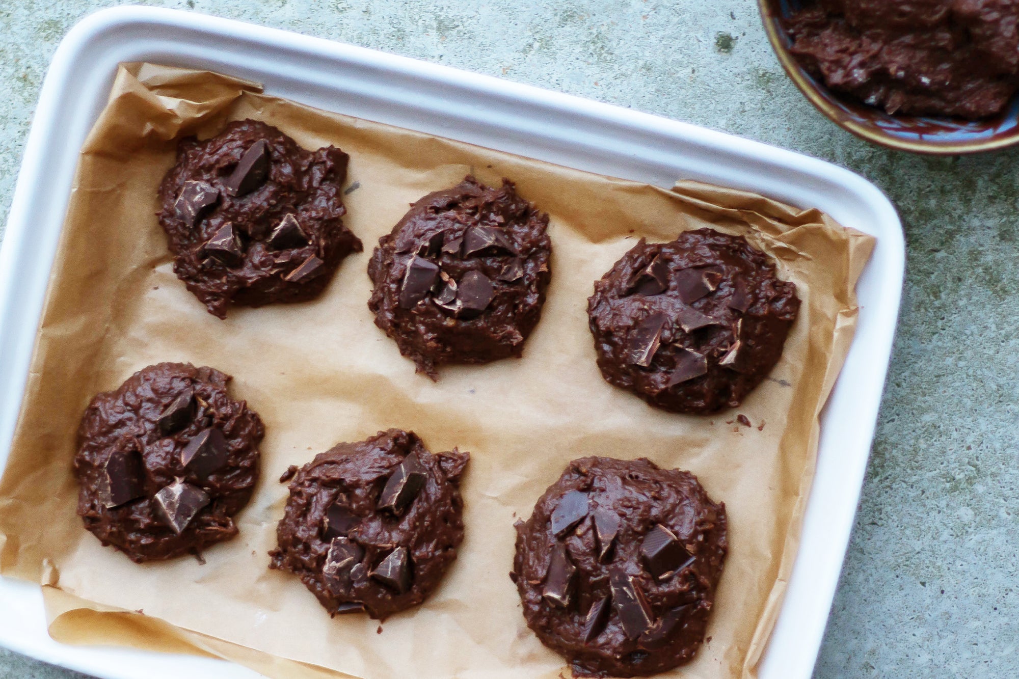 Chocolate chickpea protein cookies recipe