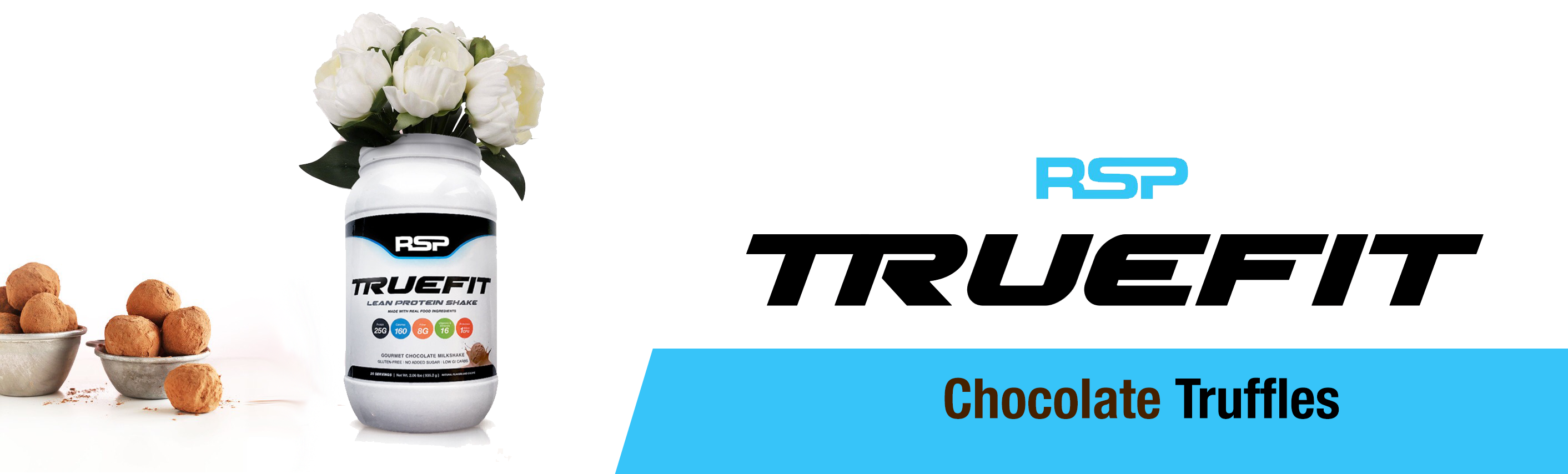 TrueFit protein powder chocolate protein truffles