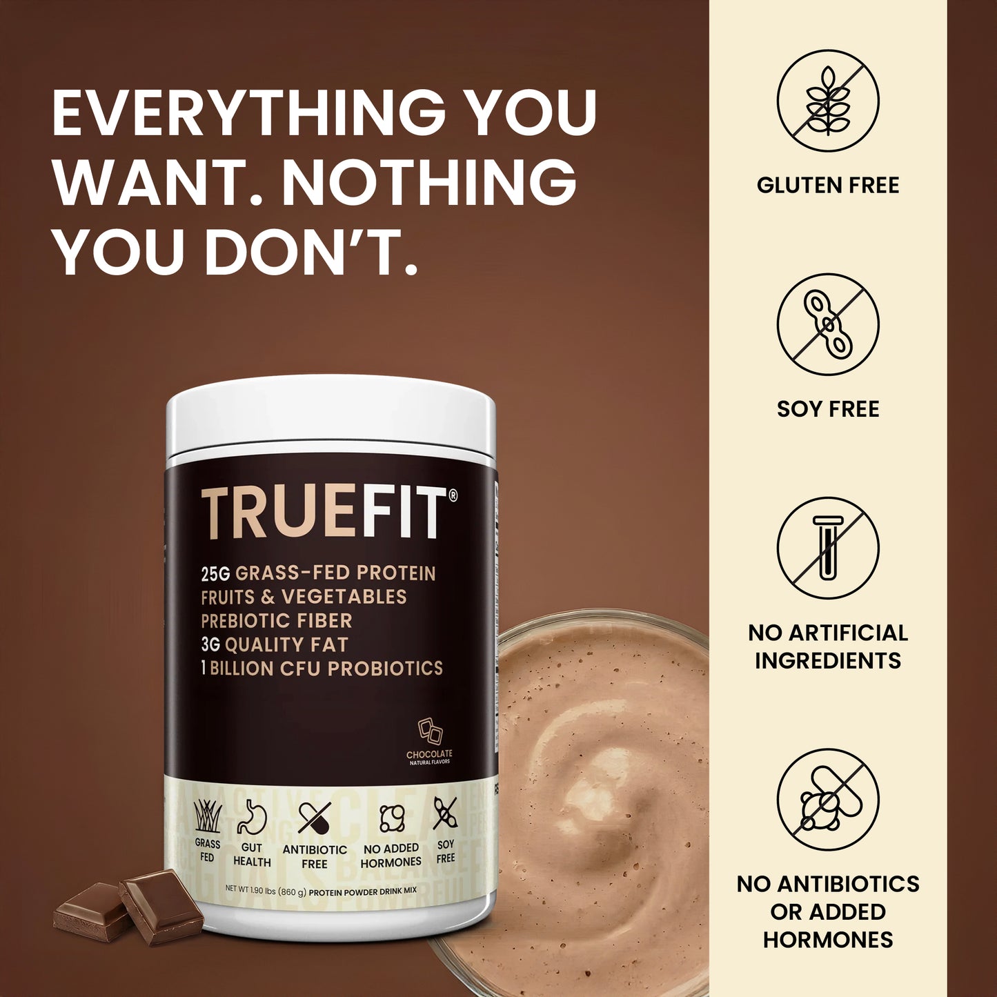 TrueFit Protein Powder - Chocolate