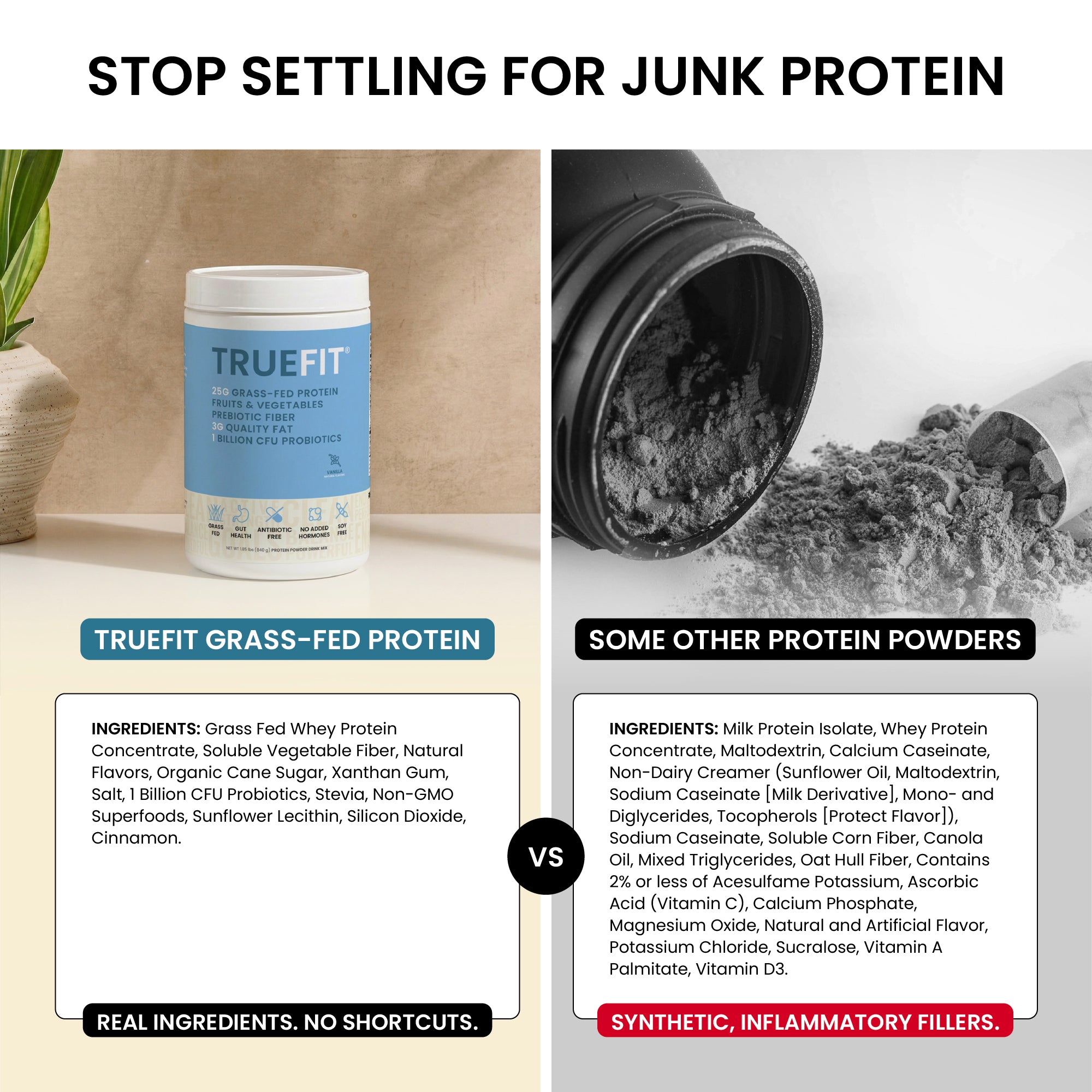 TrueFit Protein Powder - Vanilla