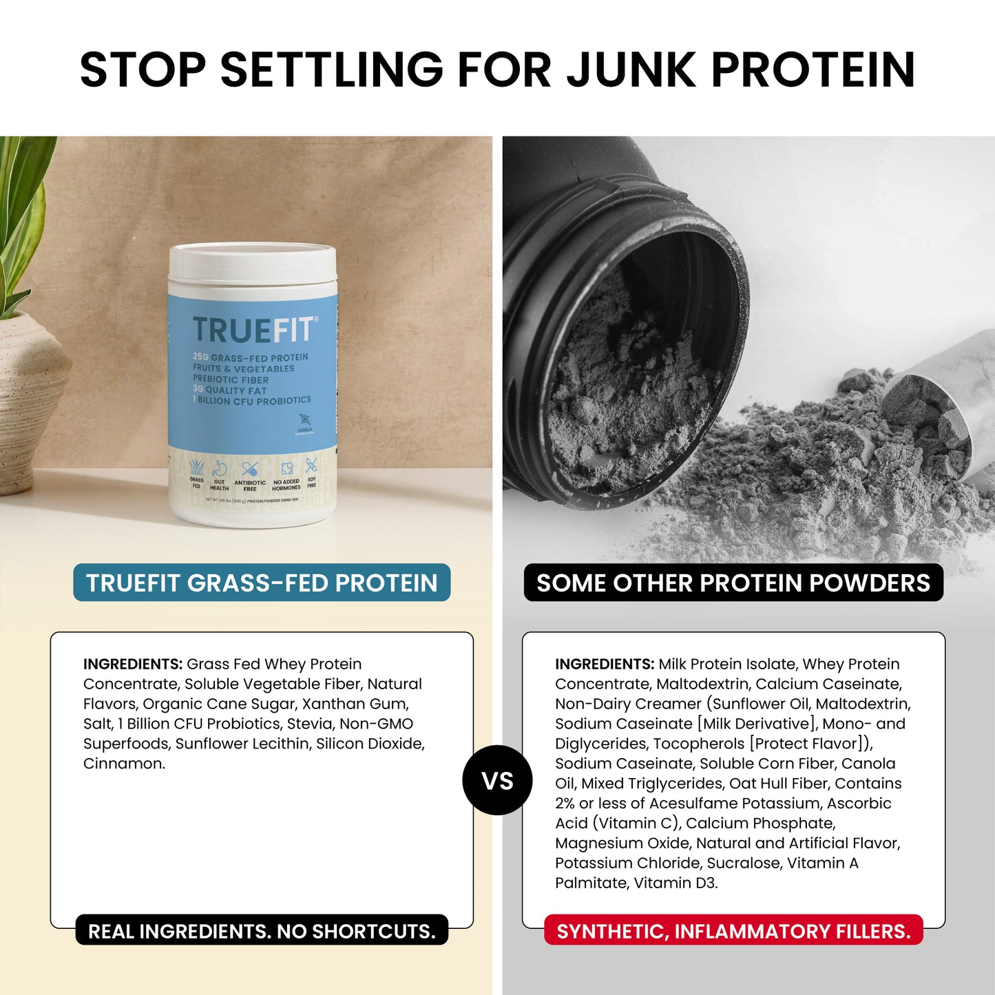 TrueFit Protein Powder - Vanilla