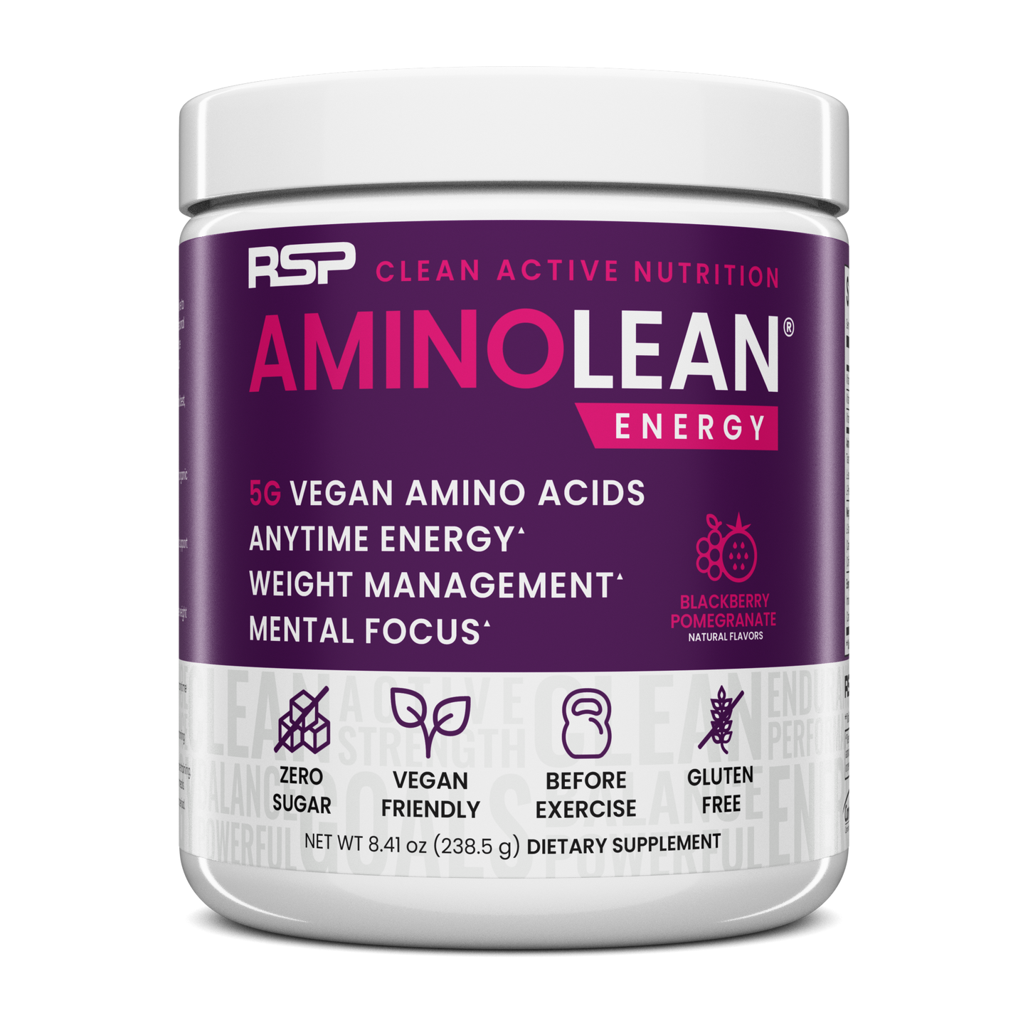 AminoLean Pre Workout - Blackberry Pomegranate