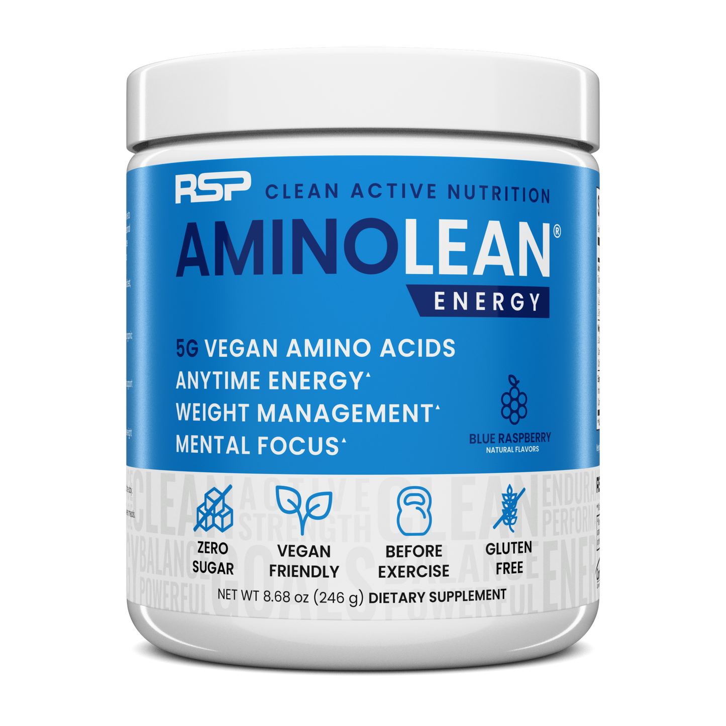 AminoLean Pre Workout - Blue Raspberry