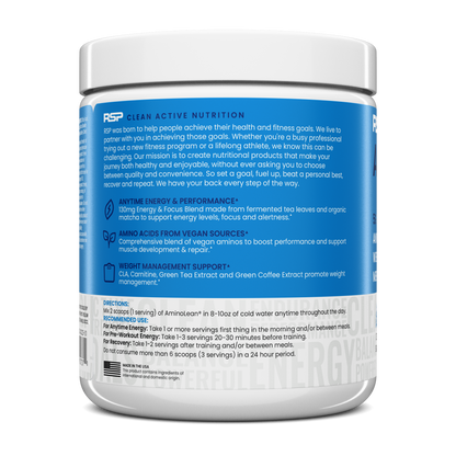 AminoLean Pre Workout - Blue Raspberry