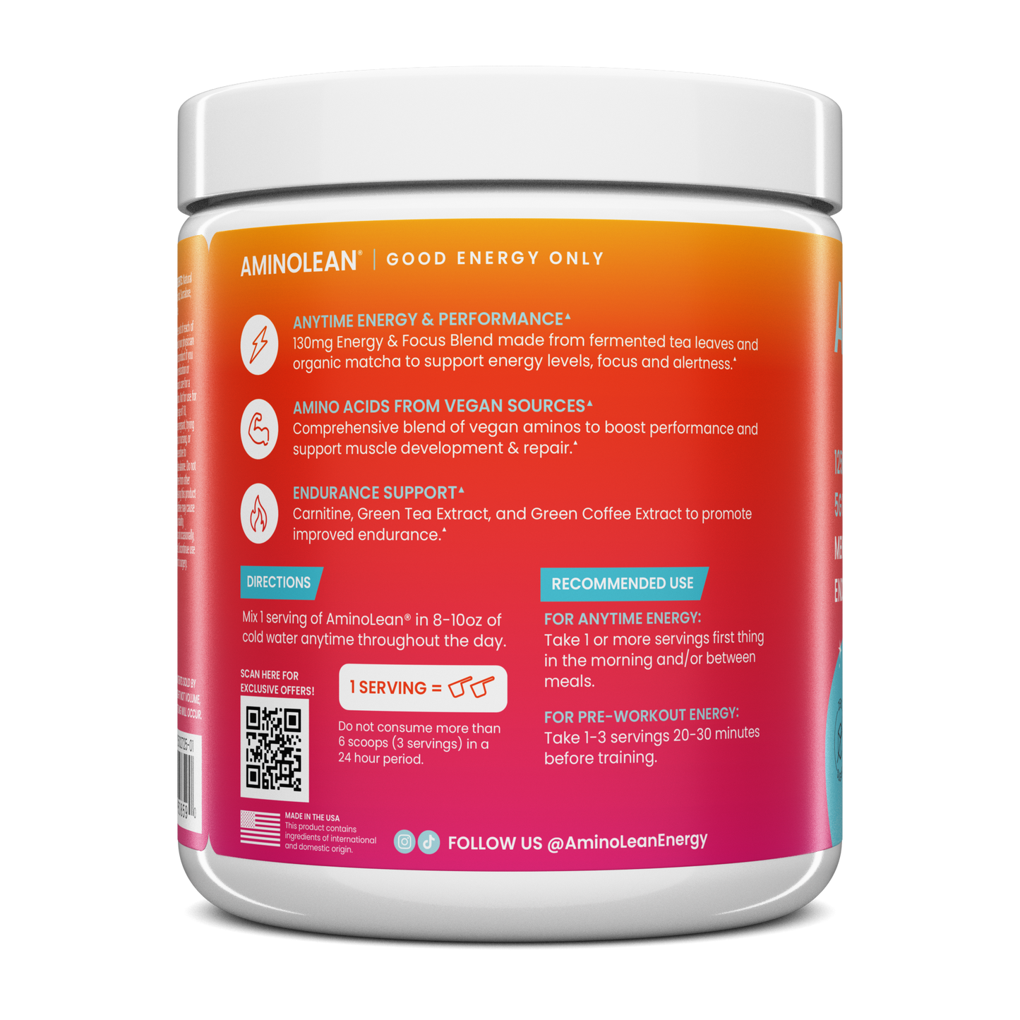 AminoLean Pre Workout - Paradise Punch