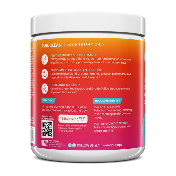 AminoLean Pre Workout - Paradise Punch – TrueFit Nutrition