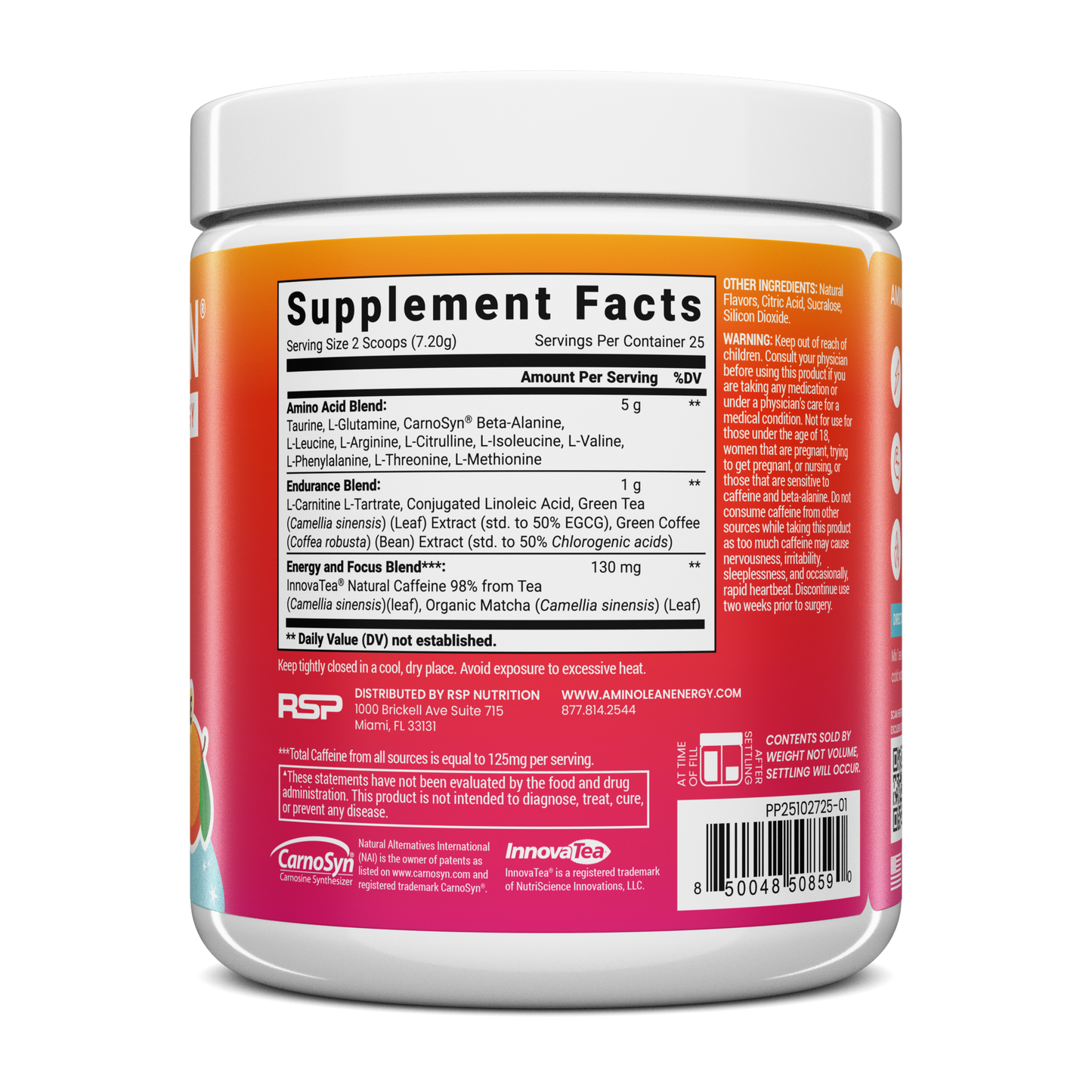 AminoLean Pre Workout - Paradise Punch