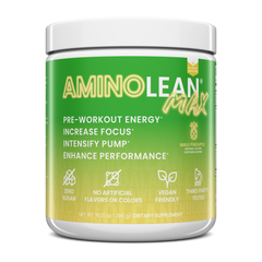AminoLean MAX Pre Workout Naturally Sweetened - Maui Pineapple