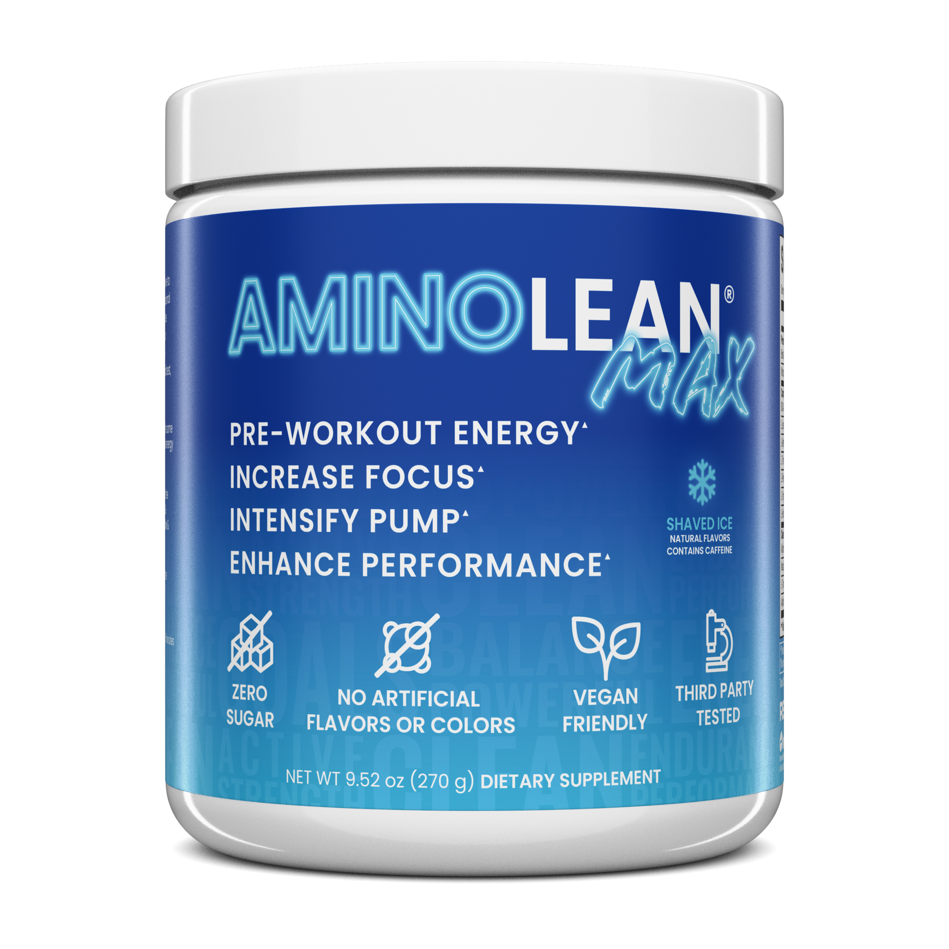 AminoLean MAX Pre Workout - Shaved Ice – AminoLean | TrueFit