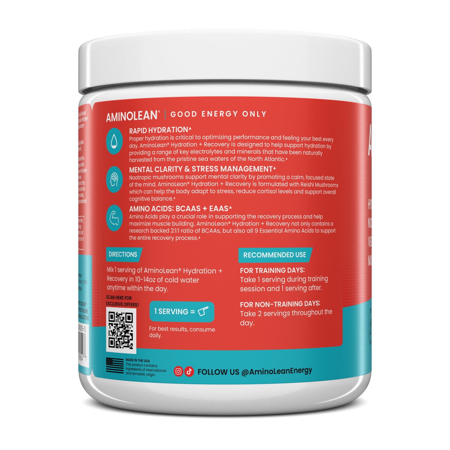 AminoLean Recovery - Tropical Island Punch