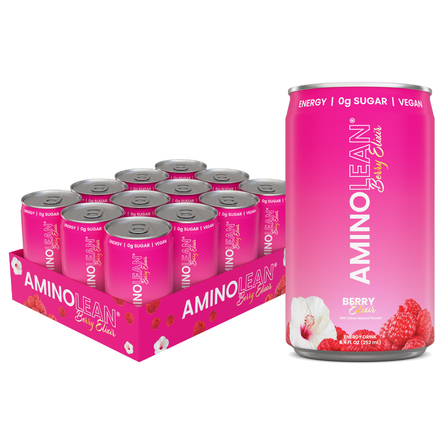 AminoLean Energy Drink Minis - Berry Elixir