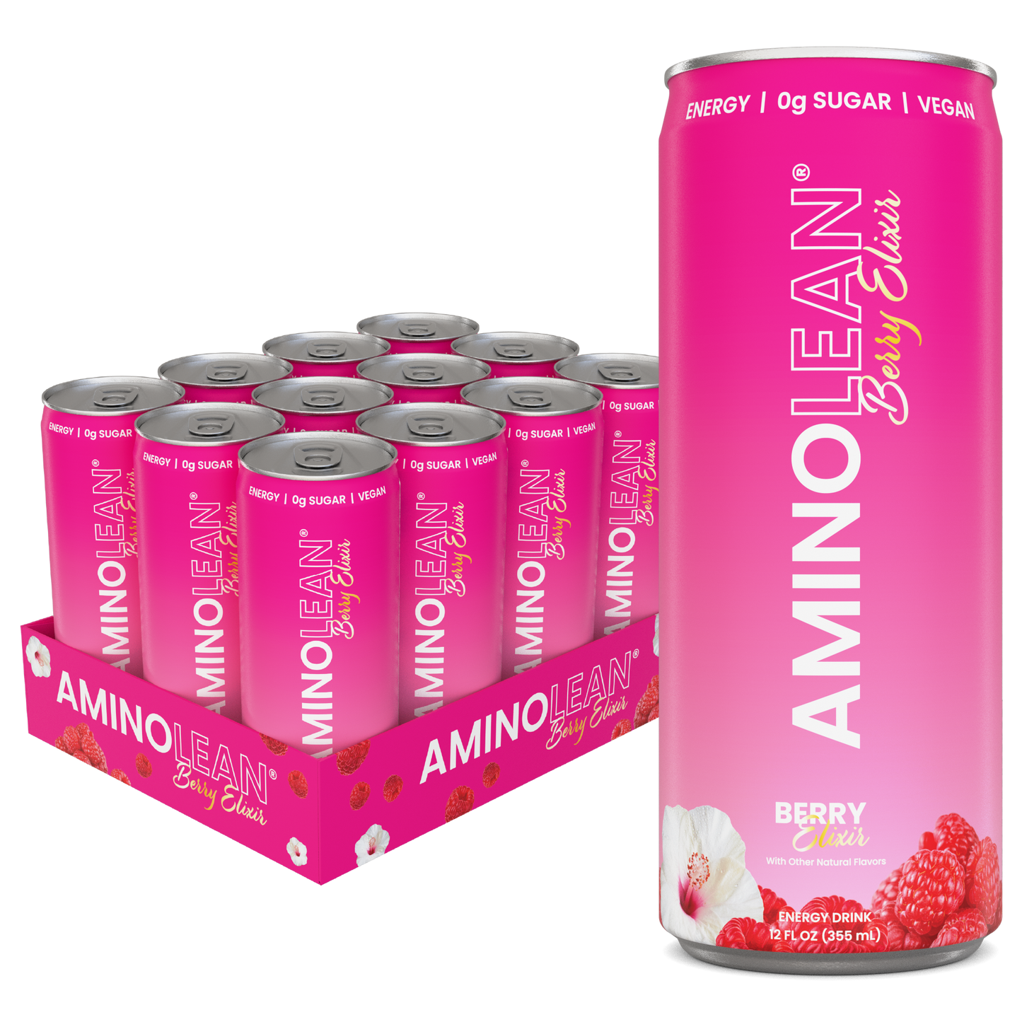 AminoLean Energy Drink - Berry Elixir