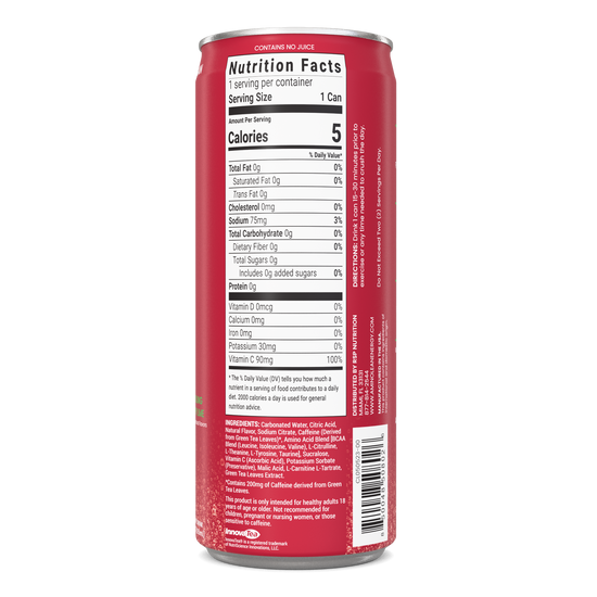 AminoLean Energy Drink Cherry Lime AminoLean RSP Nutrition