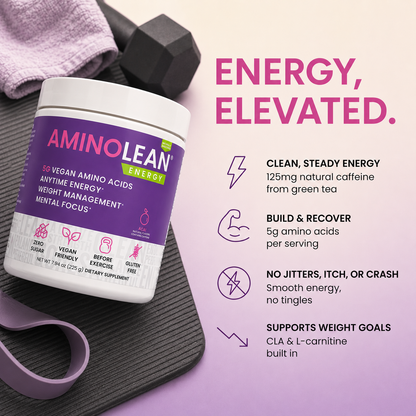 AminoLean Pre Workout Naturally Sweetened - Acai