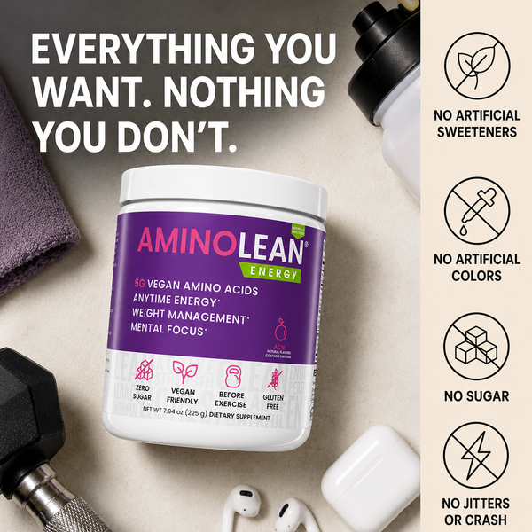 Best Vegan Pre Workout - Aminolean Pineapple Coconut – TrueFit