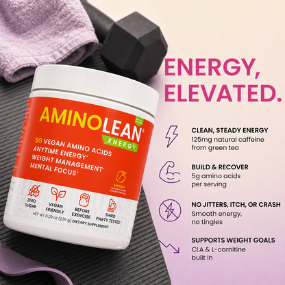 AminoLean Pre Workout Naturally Sweetened - Mango