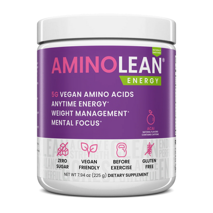 AminoLean Pre Workout Naturally Sweetened - Acai