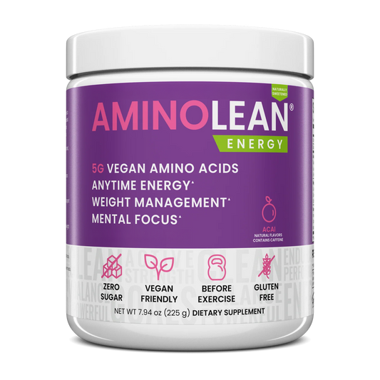 AminoLean Pre Workout Naturally Sweetened - Acai
