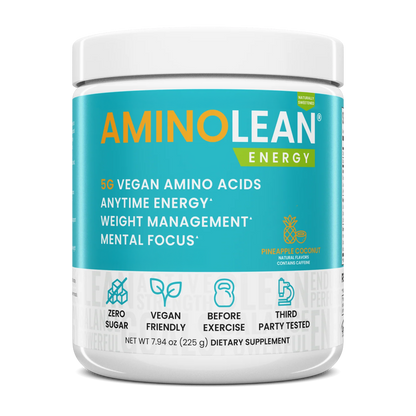 Aminolean Pre Workout Naturally Sweetened - Pineapple Coconut