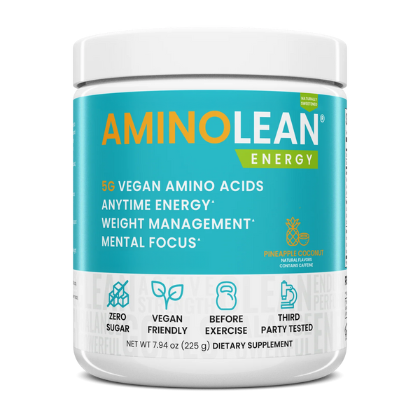 Best Vegan Pre Workout - Aminolean Pineapple Coconut – TrueFit Best Vegan Pre Workout - Aminolean Pineapple Coconut – TrueFit