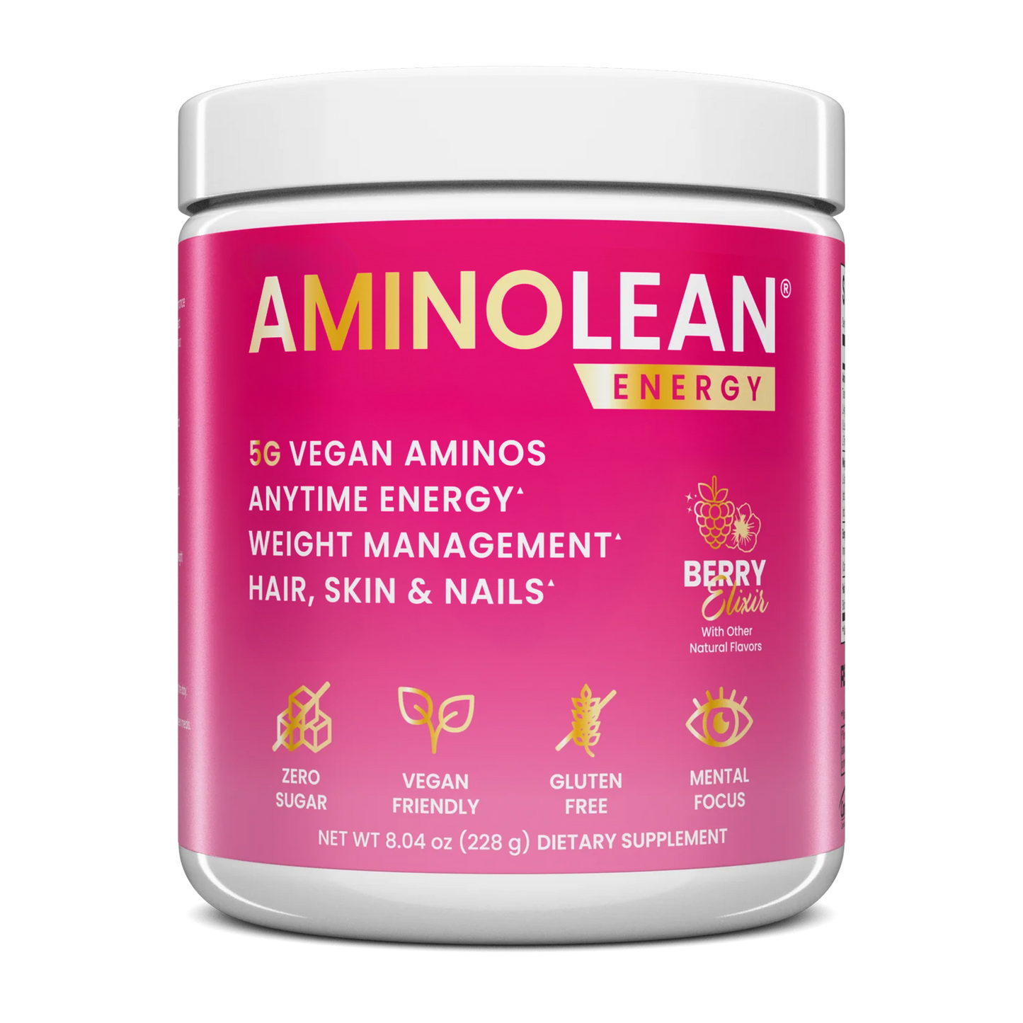 AminoLean Pre Workout - Berry Elixir