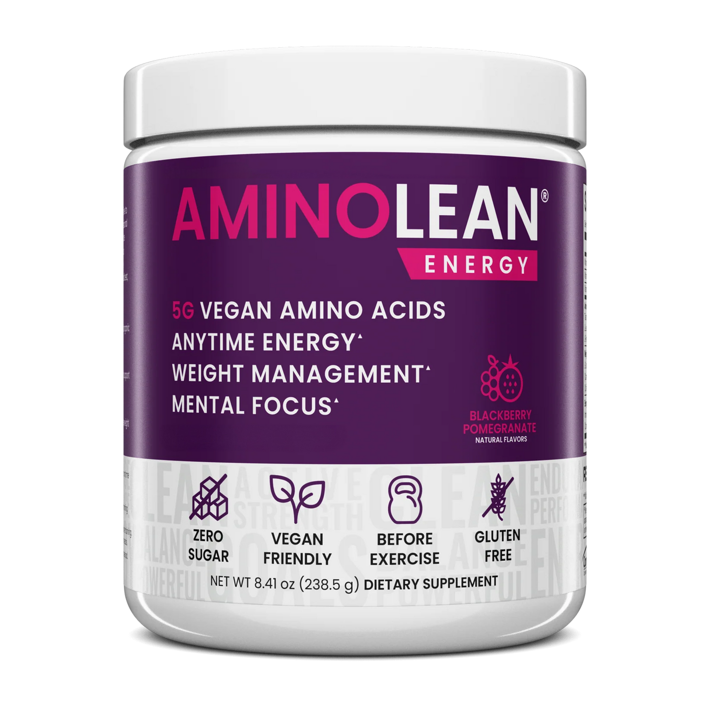 AminoLean Pre Workout - Blackberry Pomegranate