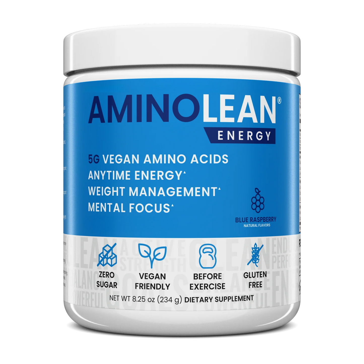 AminoLean Pre Workout - Blue Raspberry