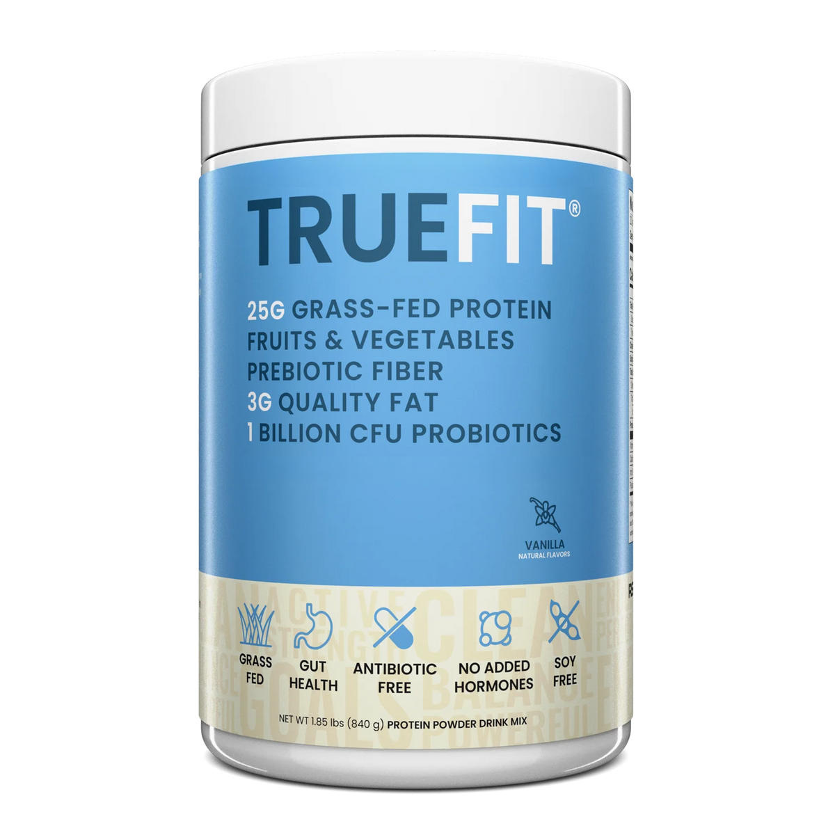 Grass Fed Protein & Meal Replacement Powder - Vanilla – TrueFit