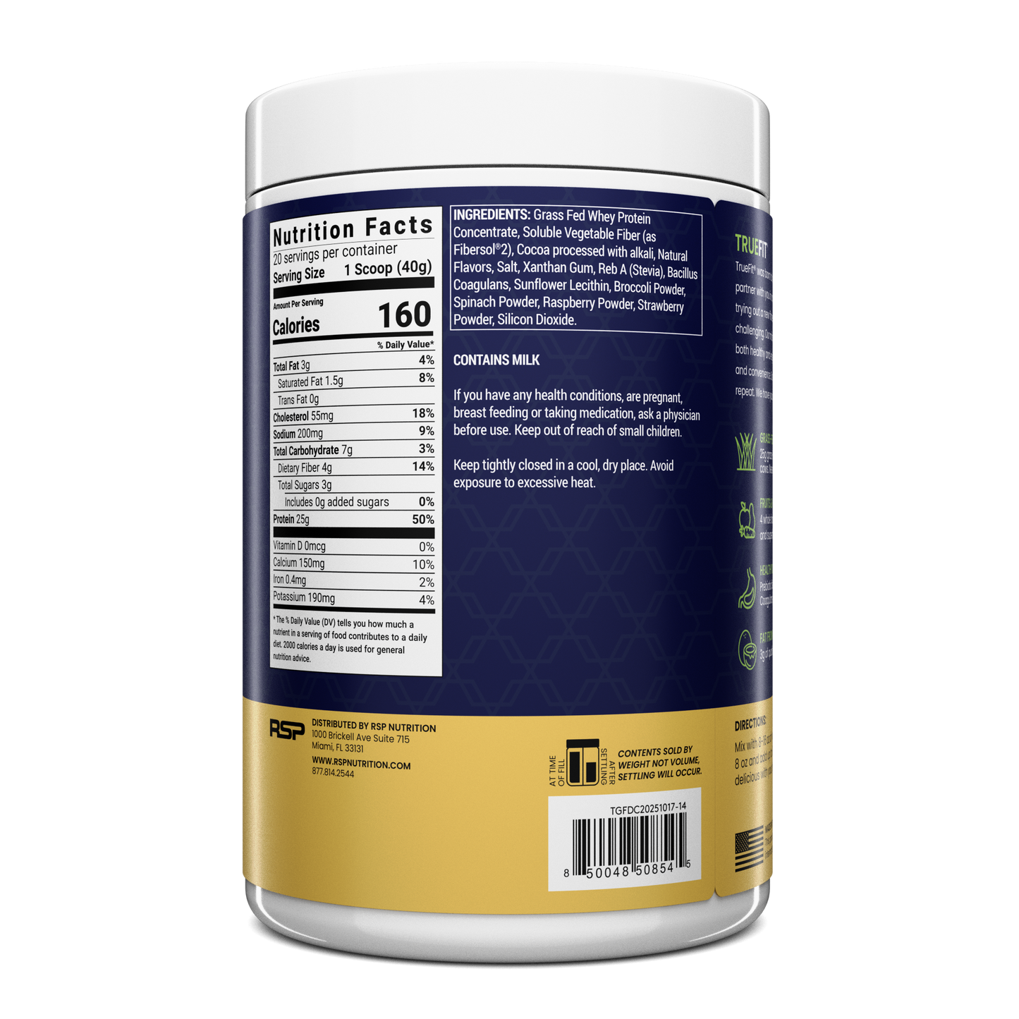 TrueFit Protein Powder - Dubai Chocolate