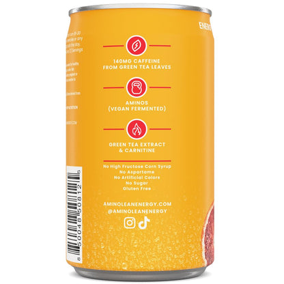 AminoLean Energy Drink Minis - Blood Orange