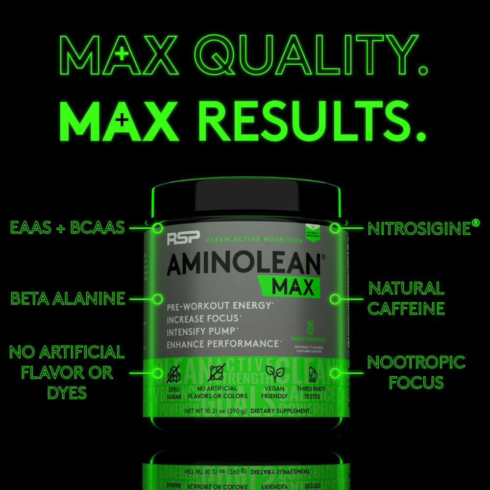 amino lean max pre workout maui pineapple