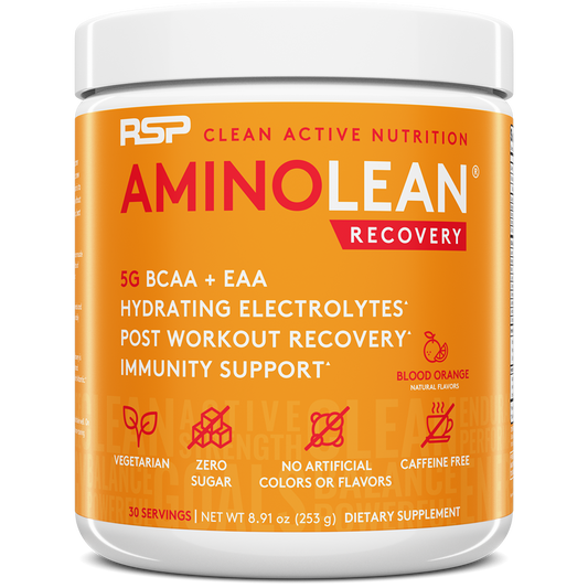 amino lean recovery blood orange