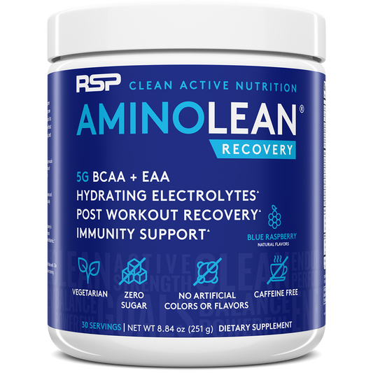 amino lean recovery blue raspberry