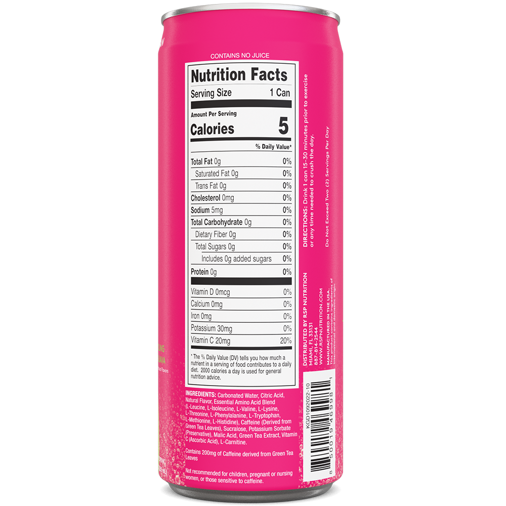 amino lean energy drink kiwi guava