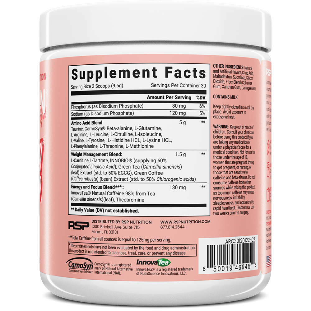 amino lean pre workout cherry on top