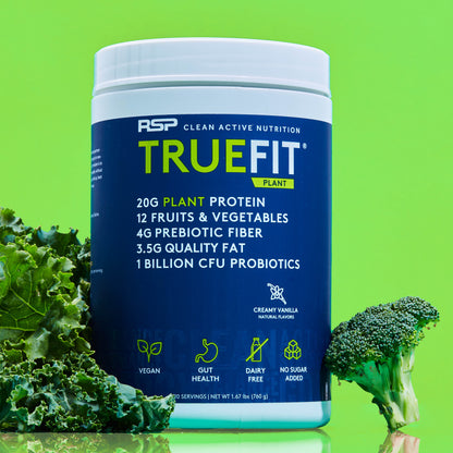 truefit plant vegan protein powder creamy vanilla
