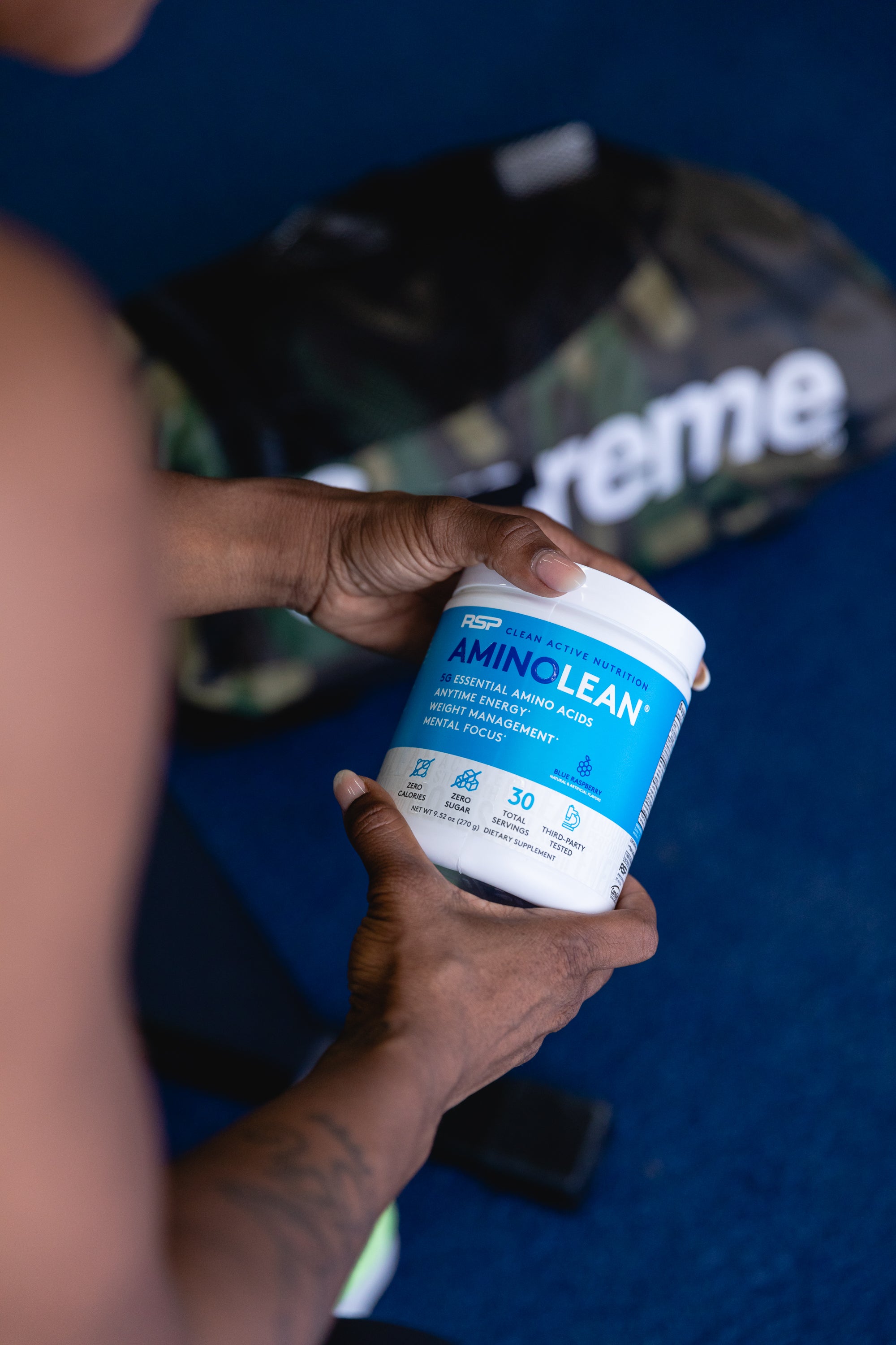 AminoLean Energy Blue Raspberry by RSP Nutrition Official Site