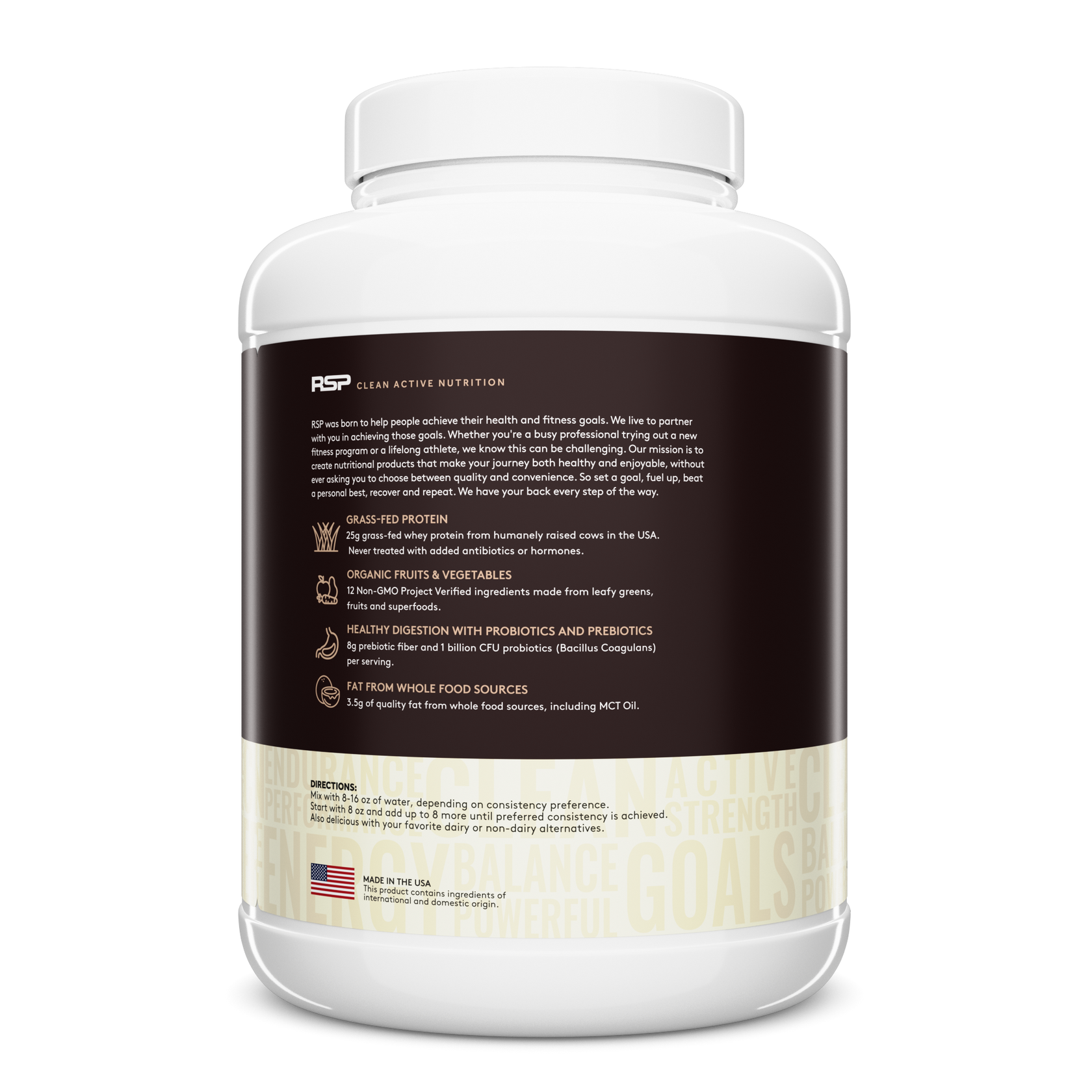 TrueFit Grass Fed Protein & Meal Replacement Powder Chocolate