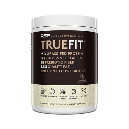 truefit grass fed protein powder chocolate